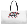 Floral Baby Bear Weekender Totes