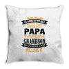 Super Cool Papa Of A Freaking Awesome Grandson Throw Pillow