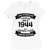 Premium Vintage 1944 Ladies Fitted T-Shirt