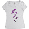 Jojo Menacing Women's Triblend Scoop T-shirt
