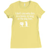 i don't care who dies in a movie Ladies Fitted T-Shirt