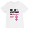 Girls Just Want to Have Fundamental Rights V-Neck Tee