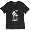faith animal pray V-Neck Tee