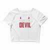 handsome devil Crop Top