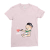 Cute Baby Painter's Dad Love Ladies Fitted T-Shirt
