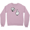 mickey fuck you rouge Crewneck Sweatshirt
