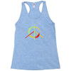 peace simbol Racerback Tank