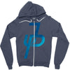 jake paul blue Zipper Hoodie