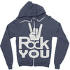 rock you Zipper Hoodie