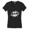 bam Women's V-Neck T-Shirt