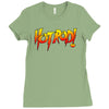 rowdy roddy piper hot rod vintage Ladies Fitted T-Shirt