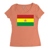 ghana international support your country  sport flag Women's Triblend Scoop T-shirt