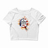 American Flag Q Fire Crop Top