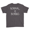 normal is boring Youth Tee