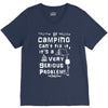 camping fixes everything! V-Neck Tee