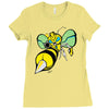 bumble bee Ladies Fitted T-Shirt
