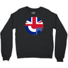 mod union jack, ideal gift, birthday present Crewneck Sweatshirt