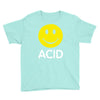 acid house smiley face 90's rave club hardcore party Youth Tee