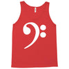 bass cleff funny Tank Top