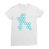 six hexagonal best trending Ladies Fitted T-Shirt