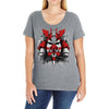 samurai mask of doom Ladies Curvy T-Shirt