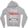 i'm your father's day gift mom says you're welcome, Zipper Hoodie