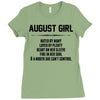 August Girl Hated By Many Ladies Fitted T-Shirt