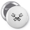 skull pisto Pin-back button