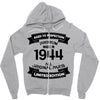 Premium Vintage 1944 Zipper Hoodie