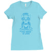 owl Ladies Fitted T-Shirt