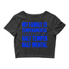 my family is temperamental Crop Top