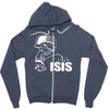 pee on isis decal look Zipper Hoodie