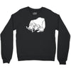 sancho und pancho kult fun fr&ouml;sche frog oldschool Crewneck Sweatshirt