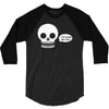 i live inside your face skull 3/4 Sleeve Shirt