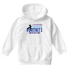 i Stopped Playing Fortnite To Be Here Youth Hoodie