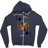 catdog playing card Zipper Hoodie