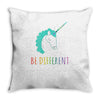 be different Throw Pillow