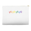 LGBT Heartbeat Accessory Pouches