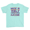 made in 1967 50 years of being awesome Youth Tee