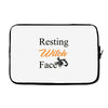 resting witch face   fall t shirt   funny halloween Laptop sleeve