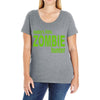 daddy's little zombie hunter Ladies Curvy T-Shirt