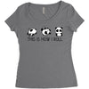 This Is How I Roll Women's Triblend Scoop T-shirt