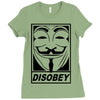 disobey Ladies Fitted T-Shirt
