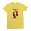 i run like a girl try to keep up Ladies Fitted T-Shirt