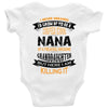 Super Cool Nana Of A Freaking Awesome Granddaughter Baby Onesie