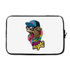 up all night cat Laptop sleeve