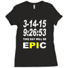 pi day 2015 pie math Ladies Fitted T-Shirt