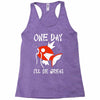 one day i'll be great Racerback Tank