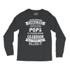 Super Cool Pops Of A Freaking Awesome Grandson Long Sleeve Shirts