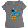 Me Just Here Fore The Cookies Women's Triblend Scoop T-shirt
